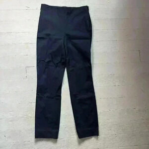 Everlane The Work Pant Ankle Dress Pants HighRise Tapered Black Side Zip‎ Size 2
